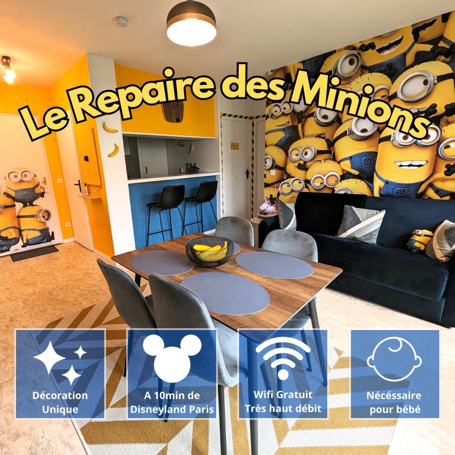 Le Repaire Des Minions - 10' Disney - Familial Bailly-Romainvilliers Exteriér fotografie